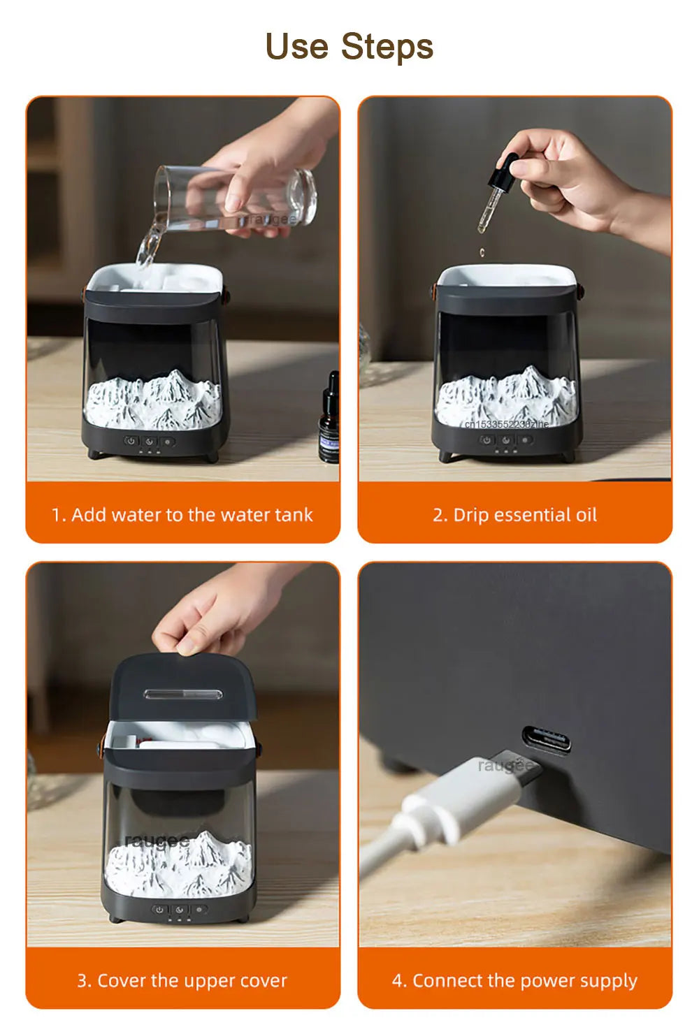 RAUGEE FLAME HUMIDIFIER